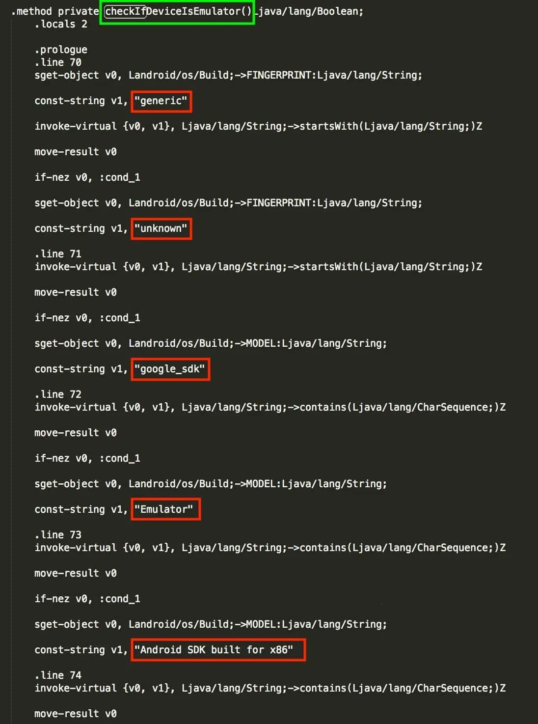 code block