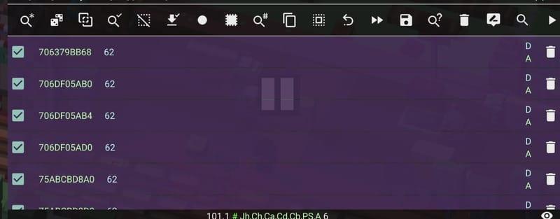 GameGuardian value list