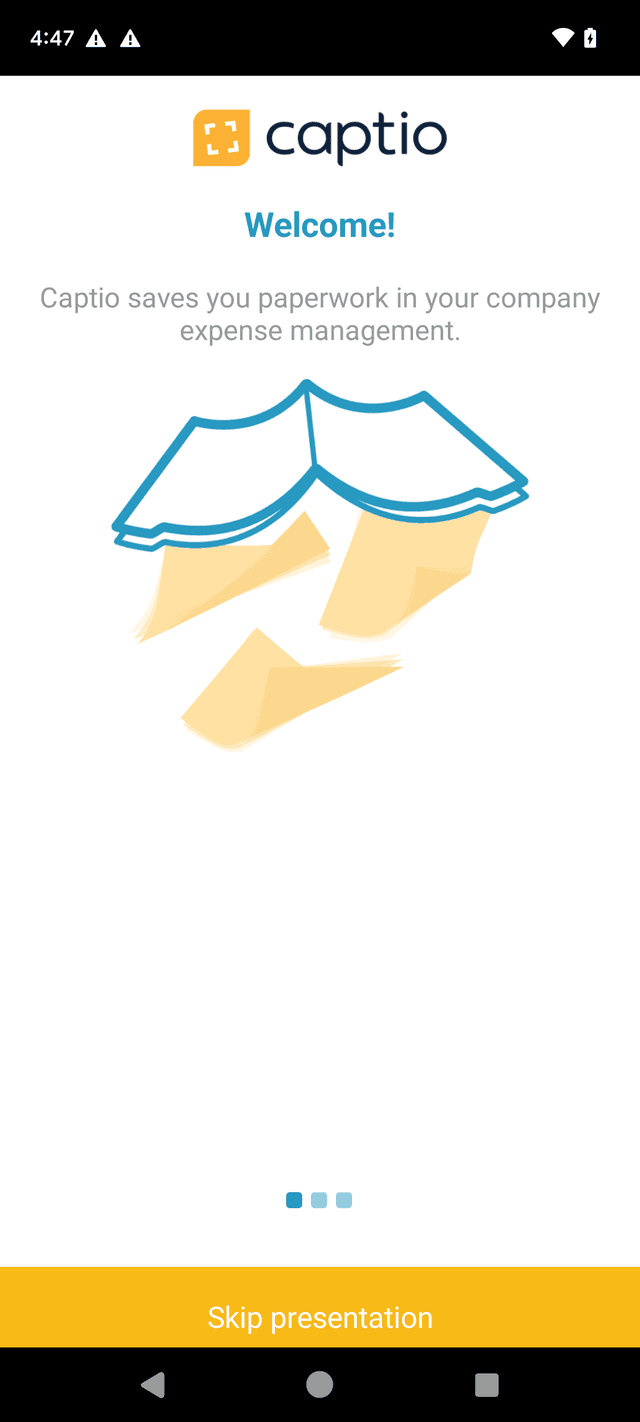 Captio APP un routed