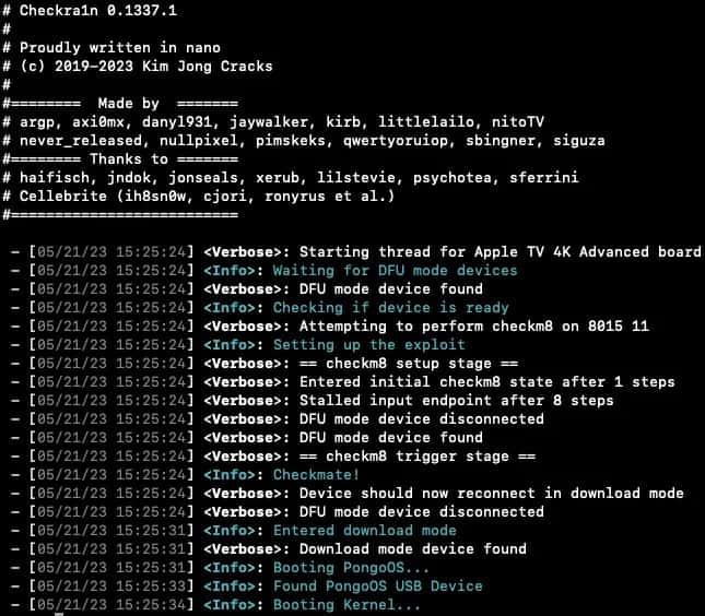 JB Process started ! You need to wait until the Palera1n app appears within your device
