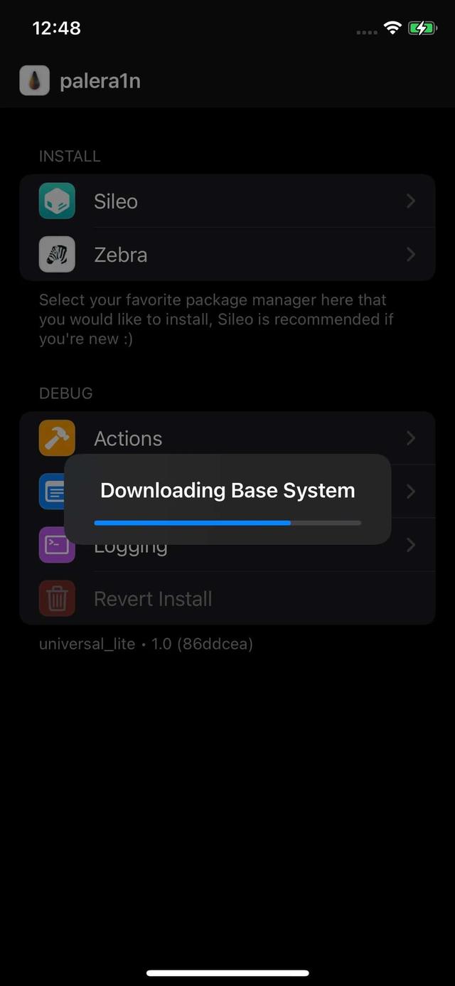 Open Palera1n app