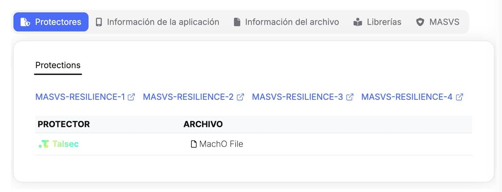 Flutter application interface