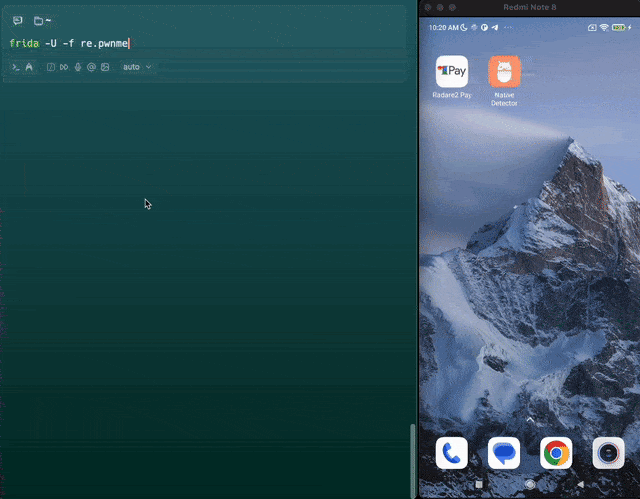 Figure 6. Backtrace due to a Frida Detection Mechanism